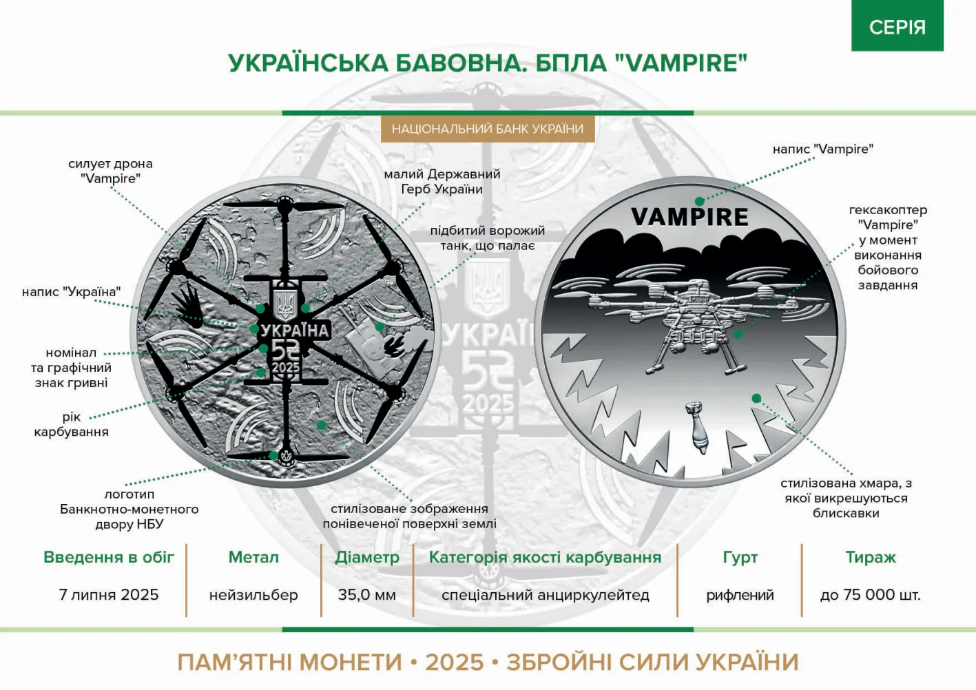 Українська бавовна. БПЛА “Vampire” — інфо 1