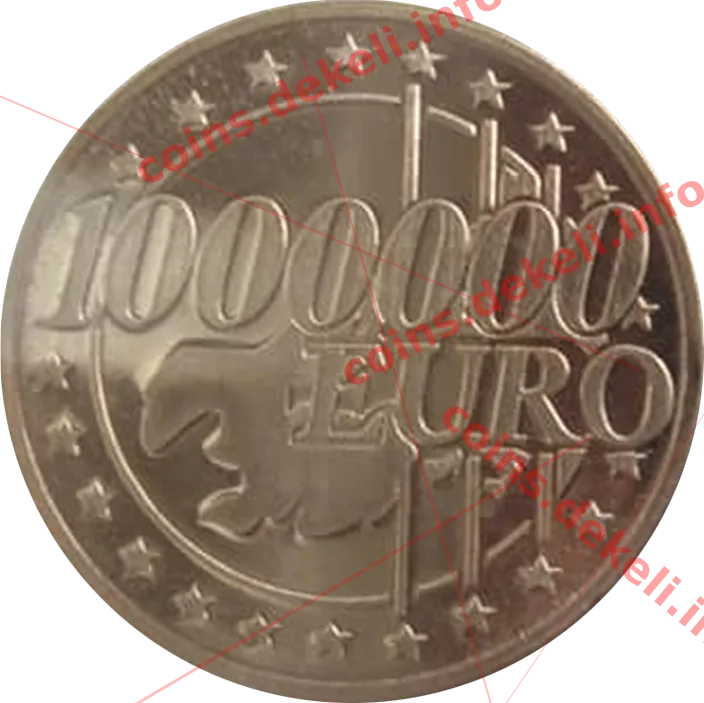 1000000 euro — аверс