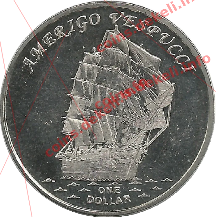 Amerigo Vespucci — реверс