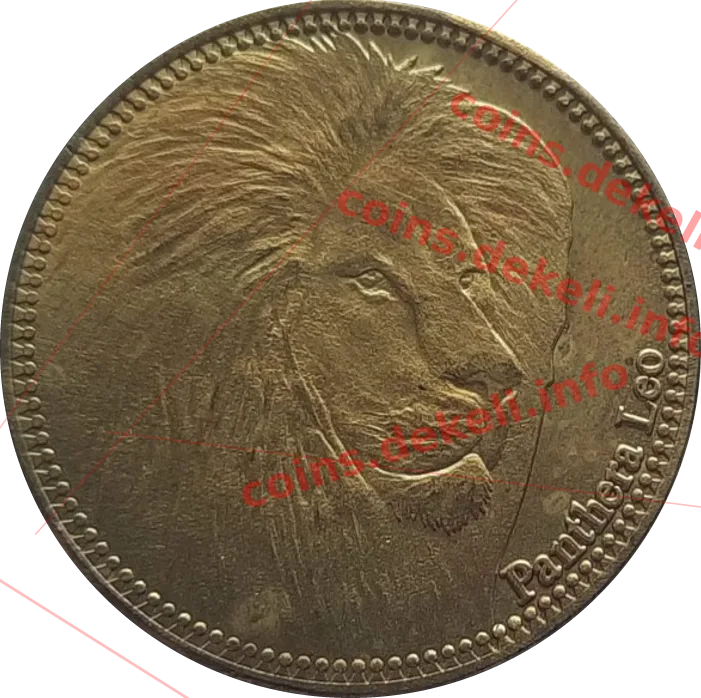 Panthera leo — аверс